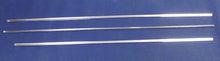 1967 PLYMOUTH BARRACUDA FASTBACK REAR WINDOW CHROME RIDGID LOCKSTRIP MOLDING SET