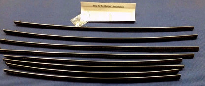 1963 1964 1965 FORD FALCON 2DR HARDTOP DOOR WINDOW FELT FUZZIES RUBBER SEAL KIT