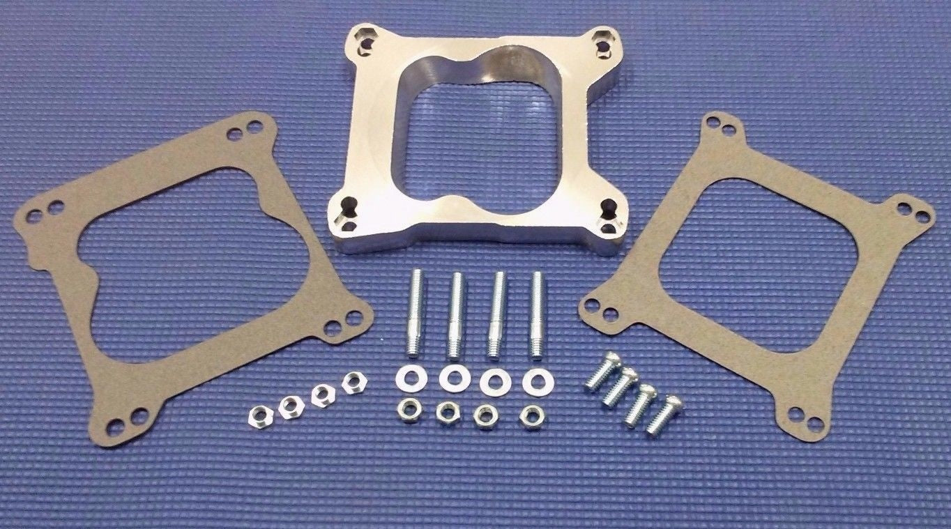 CHEVROLET 4 BARREL HOLLEY CARBURETOR ADAPTER PLATE SET FOR QUADRAJET MANIFOLD