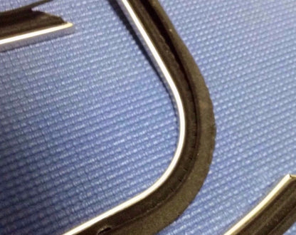 1970 - 1972 CHEVROLET CHEVELLE 2DR CPE DOOR WINDOW FELT FUZZIES RUBBER SEAL KIT
