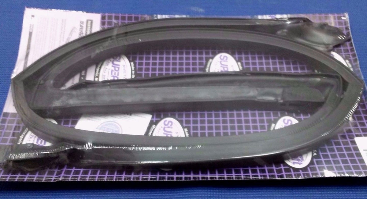 1971-78 Cadillac El Dorado 2 Door Hardtop Black Rubber Roof Rail Seal Set New