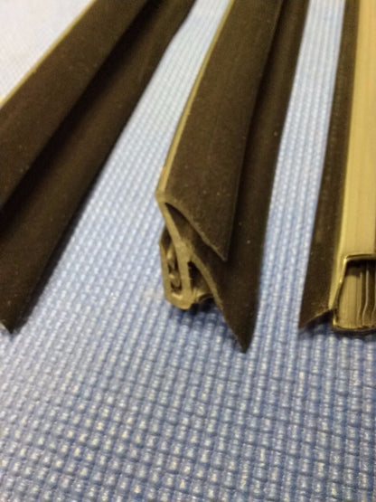 1994-2002 DODGE RAM PICKUP TRUCK FRONT DOOR WINDOW FELT RUBBER SEAL 4PC KIT