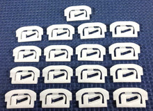 1975 - 1981 CAMARO FIREBIRD FRONT WINDSHIELD MOLDING CLIP SET COMPLETE 17 PIECES