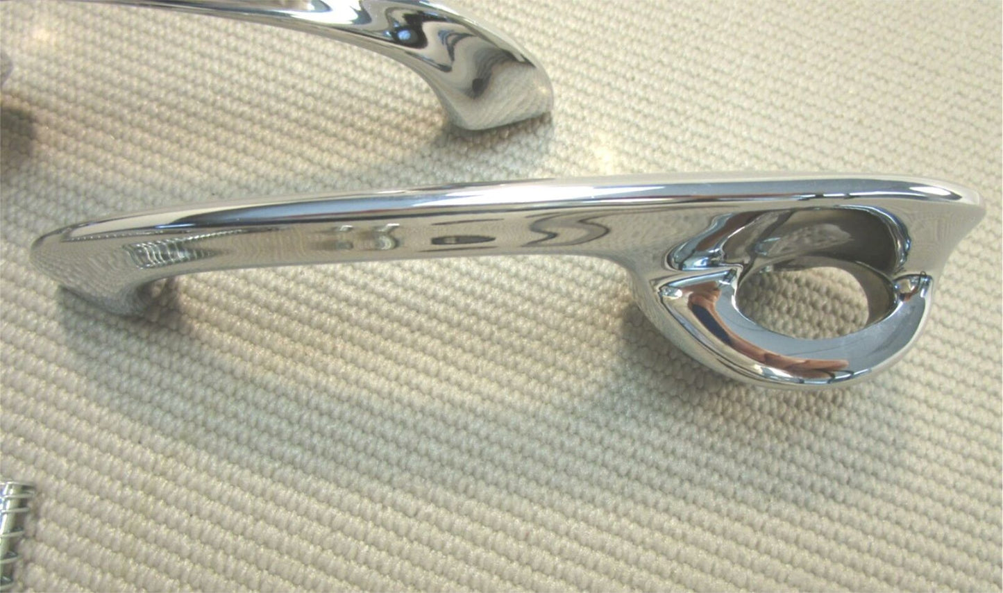 1961-1962 1965-1968 CHEVROLET IMPALA FRONT HI-SHINE CHROME OUTER DOOR HANDLE SET