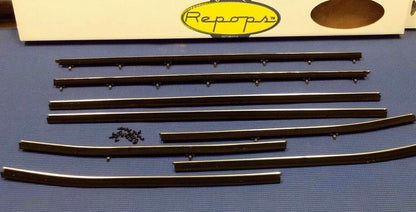 1968 - 1972 CHEVROLET NOVA 2 DOOR COUPE WINDOW FELT FUZZIES RUBBER SEAL KIT