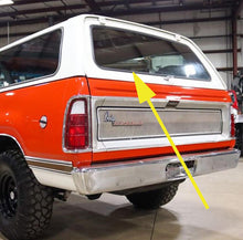 1974 - 1980 DOGE RAMCHARGER TRAILDUSTER REAR UPPER LIFT DOOR WINDOW RUBBER SEAL