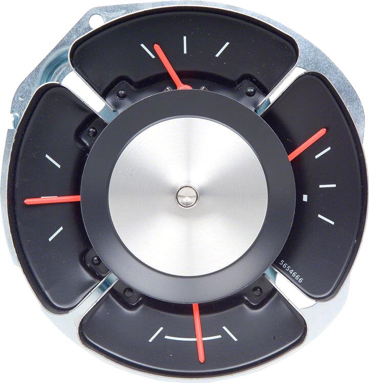NEW 1965 CHEVELLE MALIBU SS 4 GAUGE CLUSTER