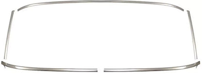 5 PIECE WINDSHIELD MOLDING SET 1967-1969 PONTIAC FIREBIRD AND CHEVY CAMARO