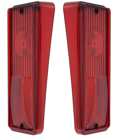 TAIL LIGHT LENS SET FOR 1967-1972 CHEVY/GMC PANEL TRUCK AND SUBURBAN