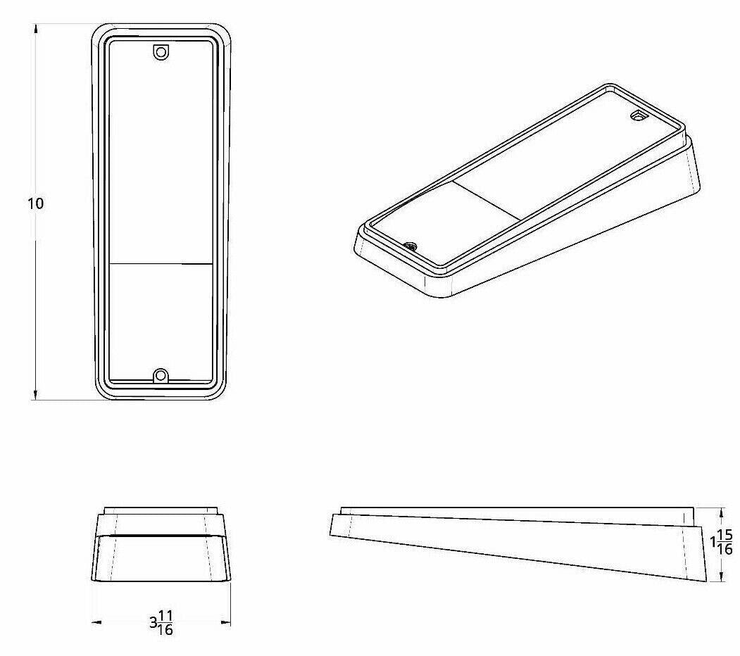 TAIL LIGHT LENS SET FOR 1967-1972 CHEVY/GMC PANEL TRUCK AND SUBURBAN