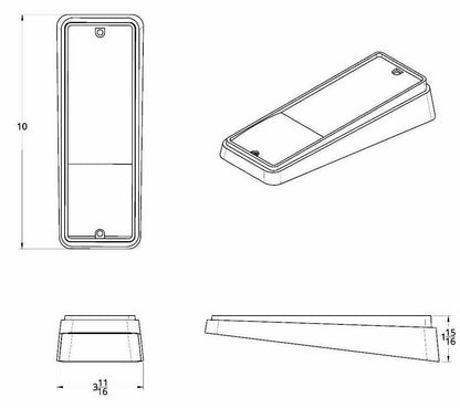 TAIL LIGHT LENS SET FOR 1967-1972 CHEVY/GMC PANEL TRUCK AND SUBURBAN