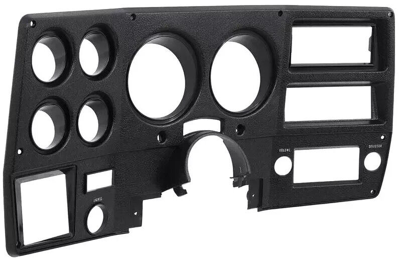 BLACK DASH BEZEL WITH A/C FOR 1975-1977 CHEVY AND GMC TRUCK BLAZER SUBURBANS