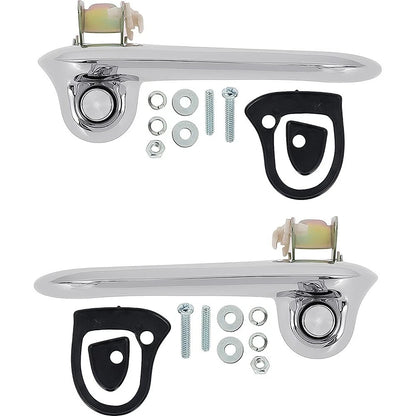 1967-68 Mustang Cougar; Outer Door Handle Set; with Hardware