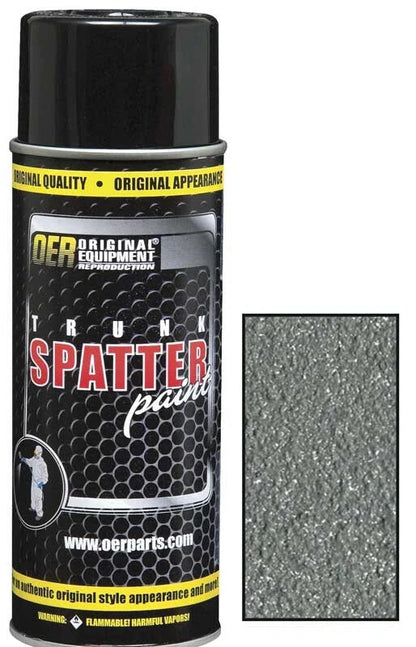 Trunk Spatter Paint; Gray / White; Aerosol Can; Net Weight 11 oz.