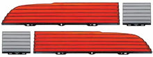 Tail Lamp and Back-Up Inner Lens Set 1979-1981 Pontiac Firebird/Trans AM