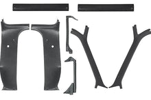 8 Piece Black Headliner Molding Set For 1981-1986 Chevy and GMC Trucks