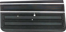 1968 Chevy II Nova SS; Front Door Panels; 2 Door Coupe; Non-Assembled; Black