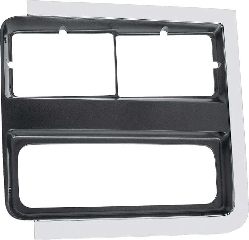 1989-91 GMC Pickup Jimmy Suburban; Headlamp Bezel; with Dual Headlamps; LH