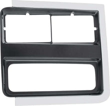 1989-91 GMC Pickup Jimmy Suburban; Headlamp Bezel; with Dual Headlamps; LH