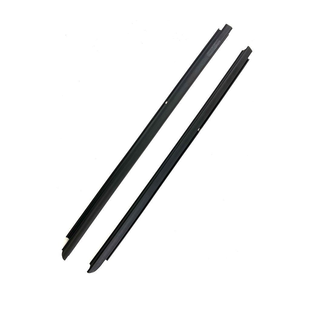 2007-2018 Jeep Wrangler Front Outer Belt Weatherstrip 2 pc Kit