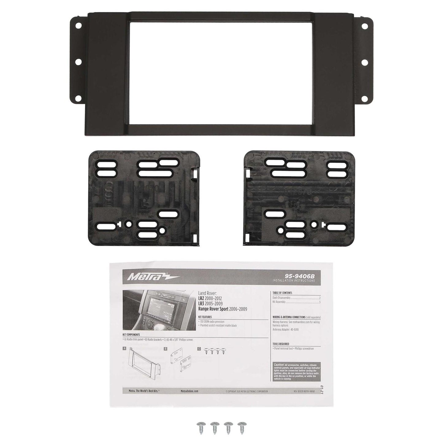 Metra 95-9406B Land Rover Multi Kit 2005-2012 Dash Installation Kit