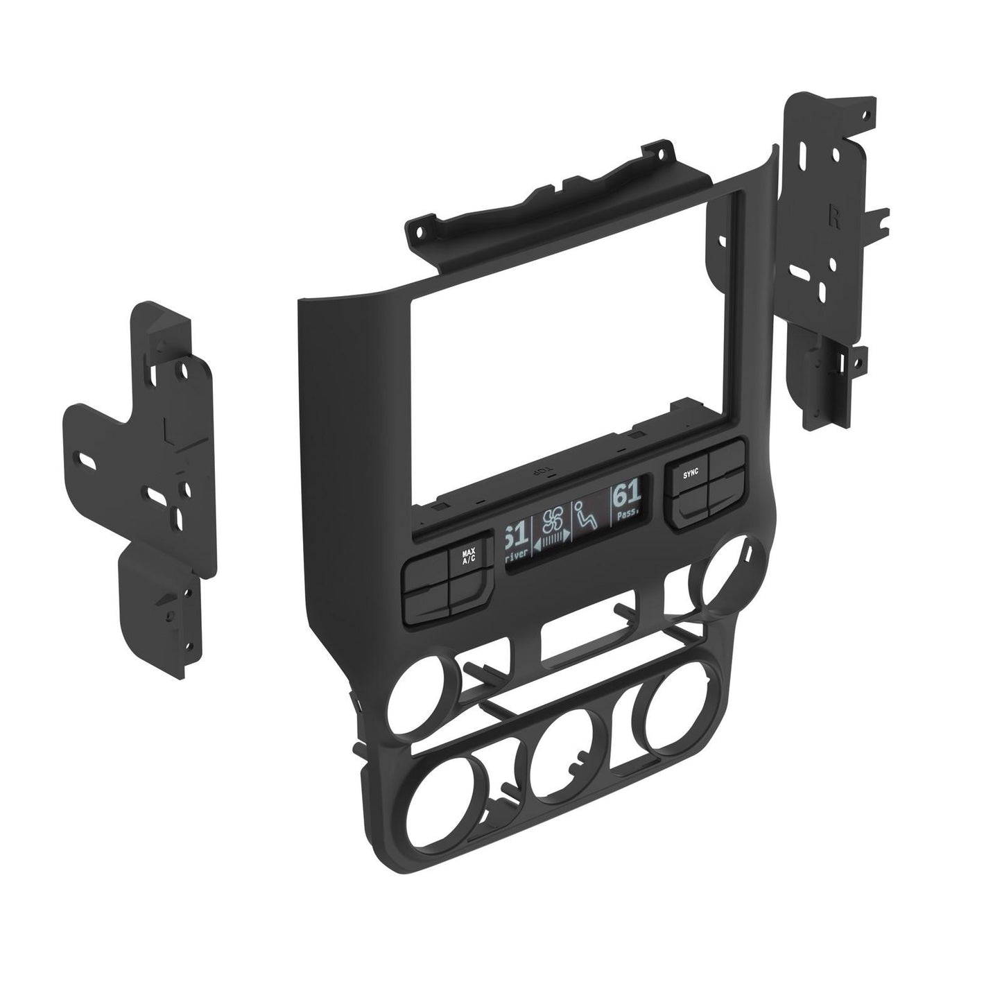 Metra 107-CH6B Ram Trucks 2019-Up with Dual Zone Climate Dash Installation Kit