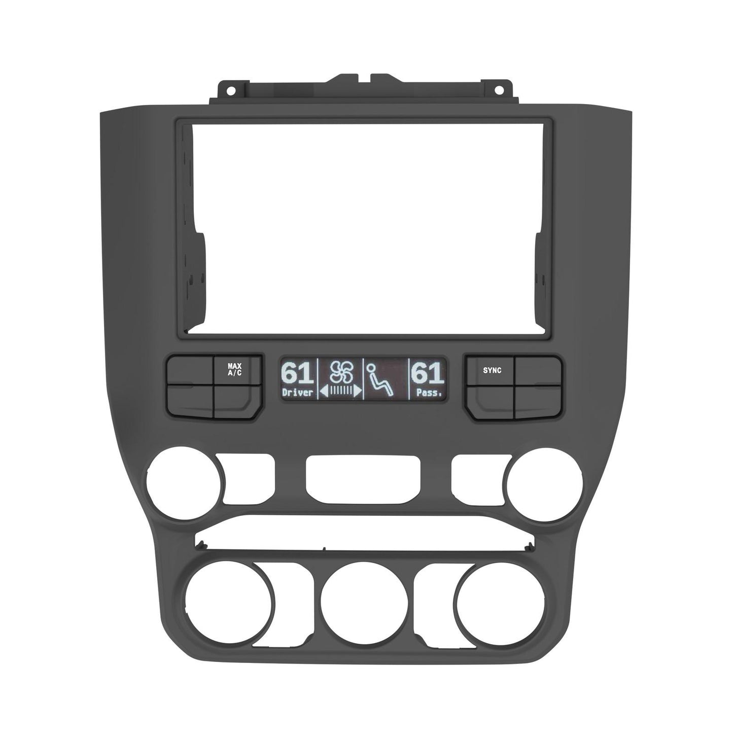 Metra 107-CH6B Ram Trucks 2019-Up with Dual Zone Climate Dash Installation Kit