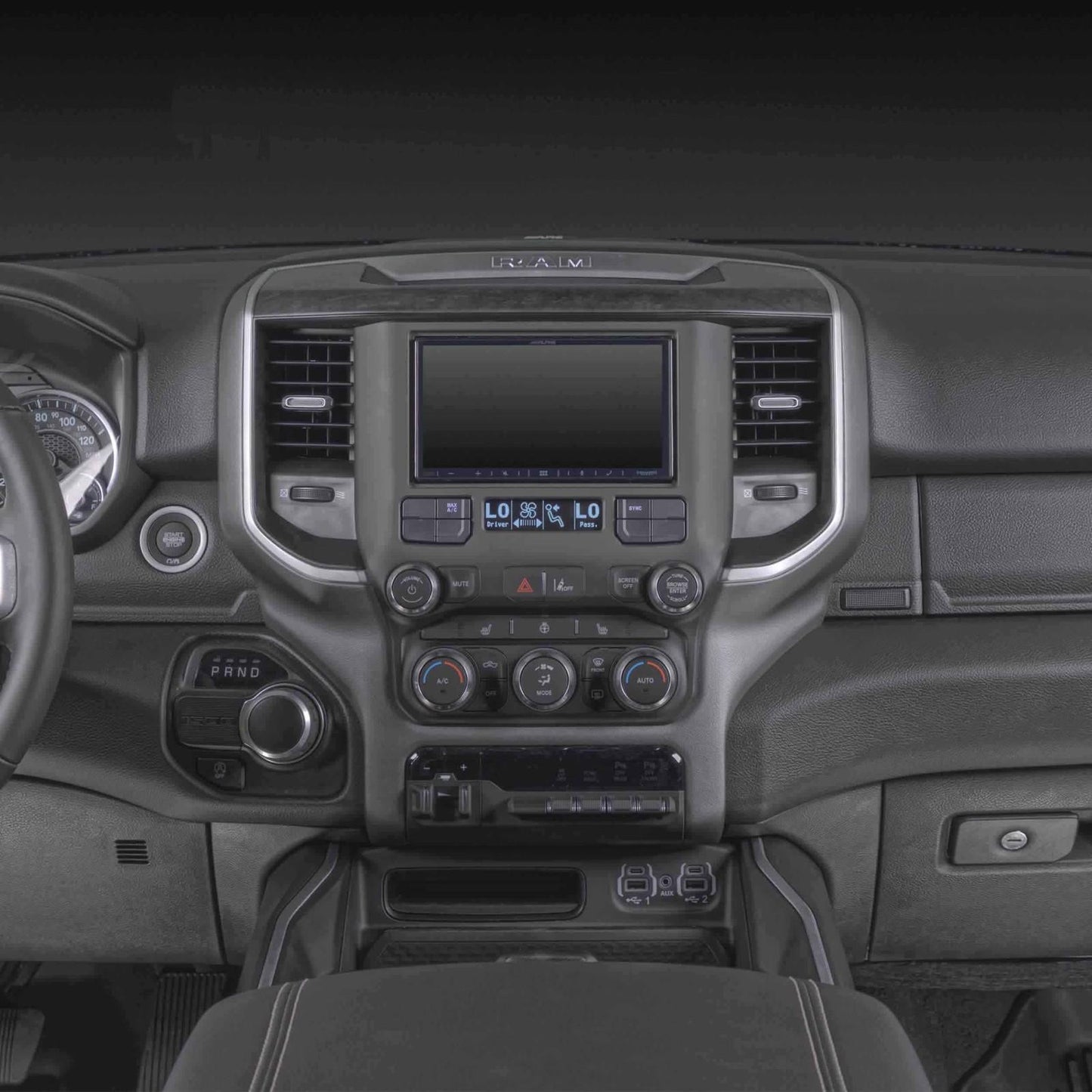 Metra 107-CH6B Ram Trucks 2019-Up with Dual Zone Climate Dash Installation Kit