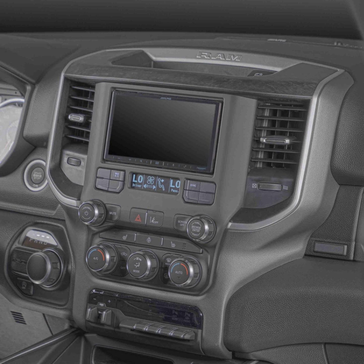 Metra 107-CH6B Ram Trucks 2019-Up with Dual Zone Climate Dash Installation Kit