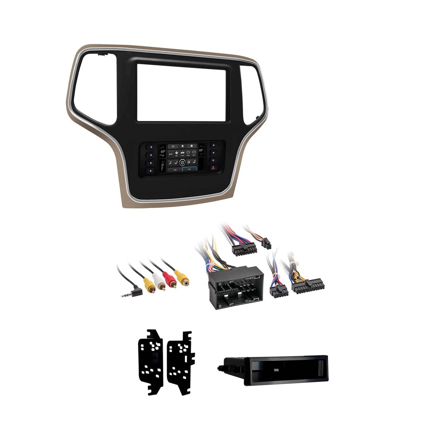 Metra 99-6536BZ Jeep Grand Cherokee 2014-2017 - Bronze Trim - TurboTouch Kit