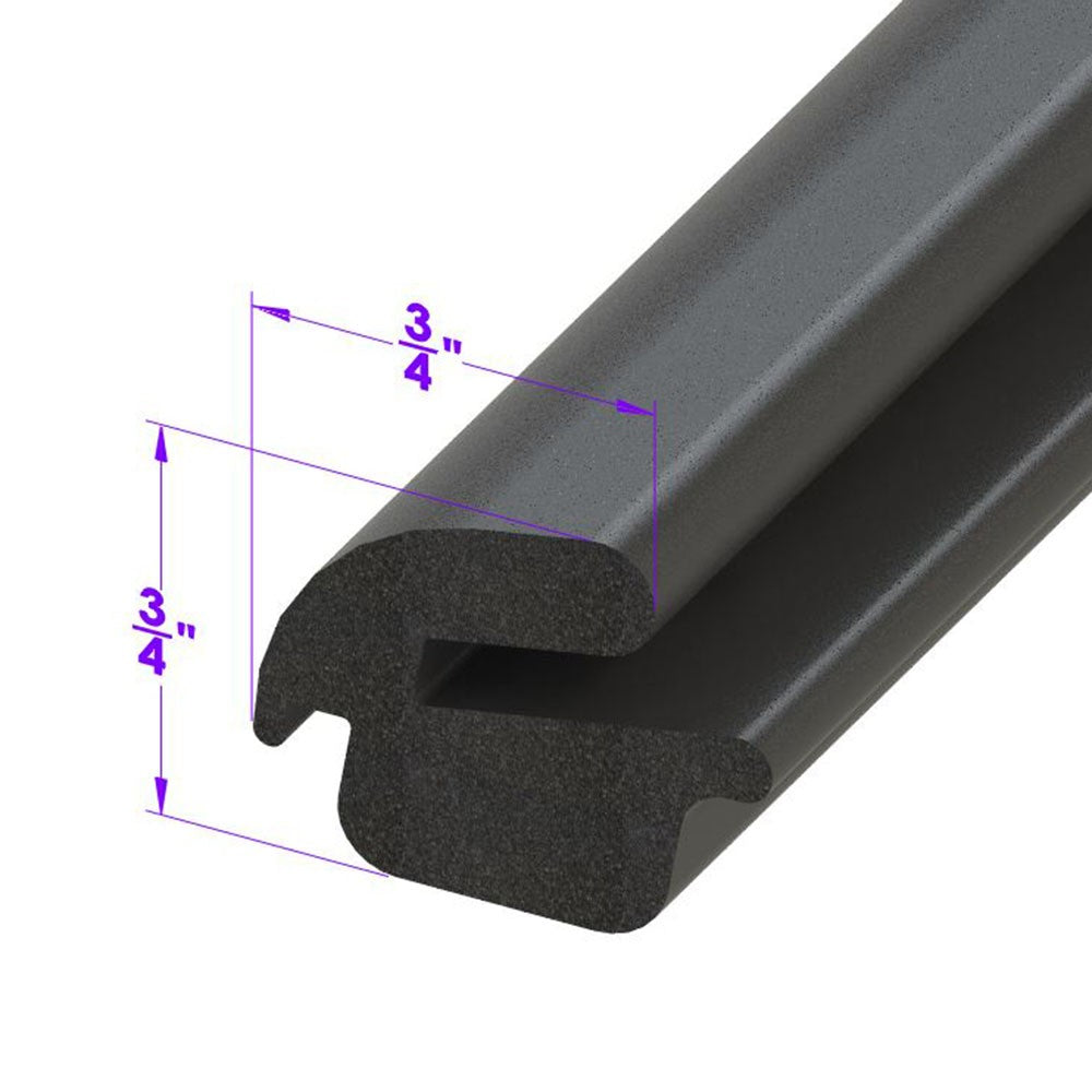 Trunk Seal Installs in trunk gutter, Sponge Rubber - LP 50