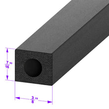 1/4" X 5/16" Rectangle Shaped Extrusion - LP 80-K