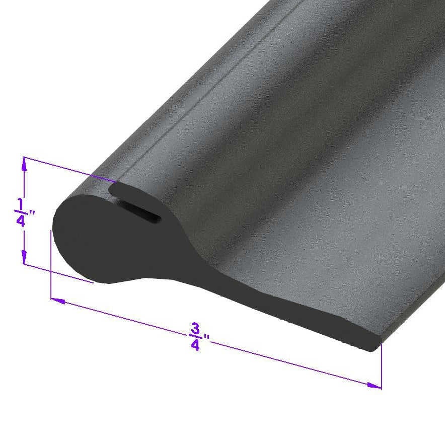 Top Bow to Header Seal For Chevrolet Corvette 1953-1954 - LP 110-G