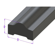 Cowl and Hood Seal All Rubber - LP 14-I
