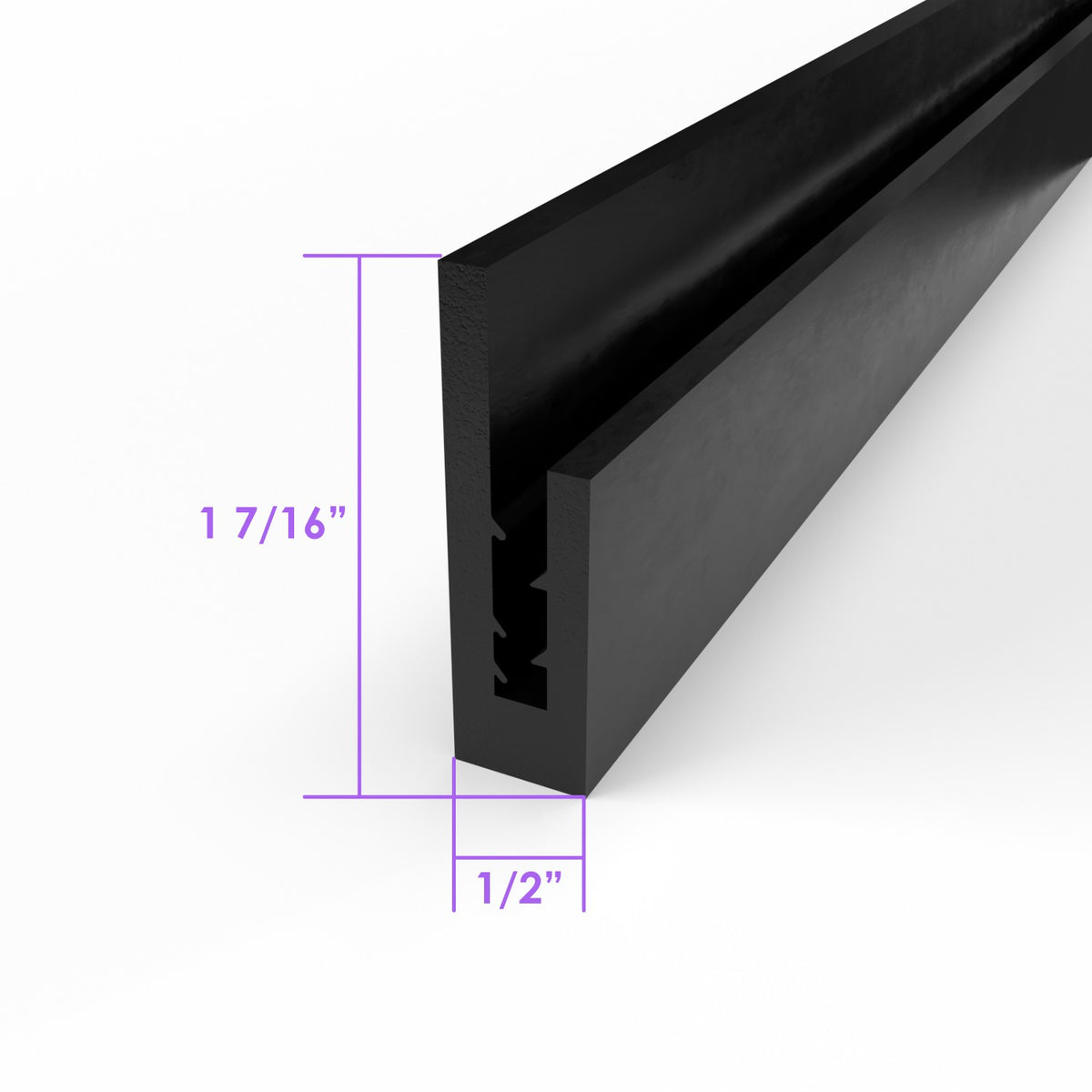 Large "U" Channel For Covering Rough Fiberglass Edges - LP 23-D
