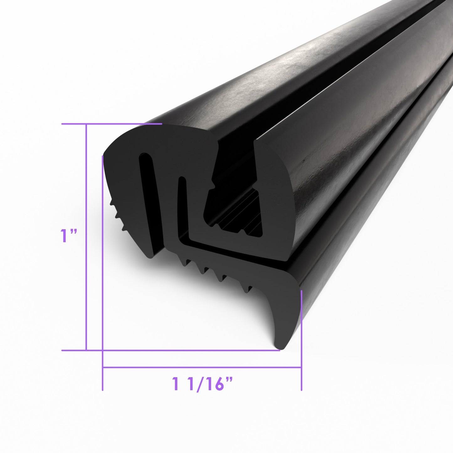 Windshield and Rear Window Seal For Cars with Chrome Garnish - LP 30-HX