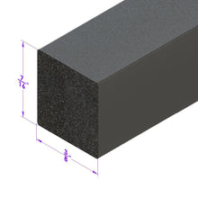 0.437" Square Extrusion - LP 2118