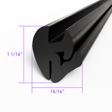 1/4"Windshield and Fixed Side Window Seal 1/16" thickness, 50 Piece LP 101-A 50