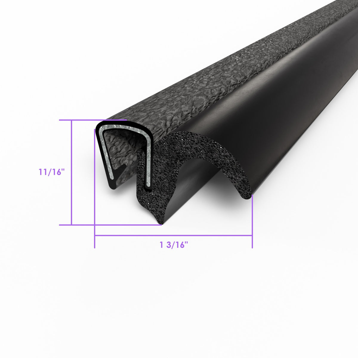 Pinchweld Trim Seal 25' length - TS 7-25
