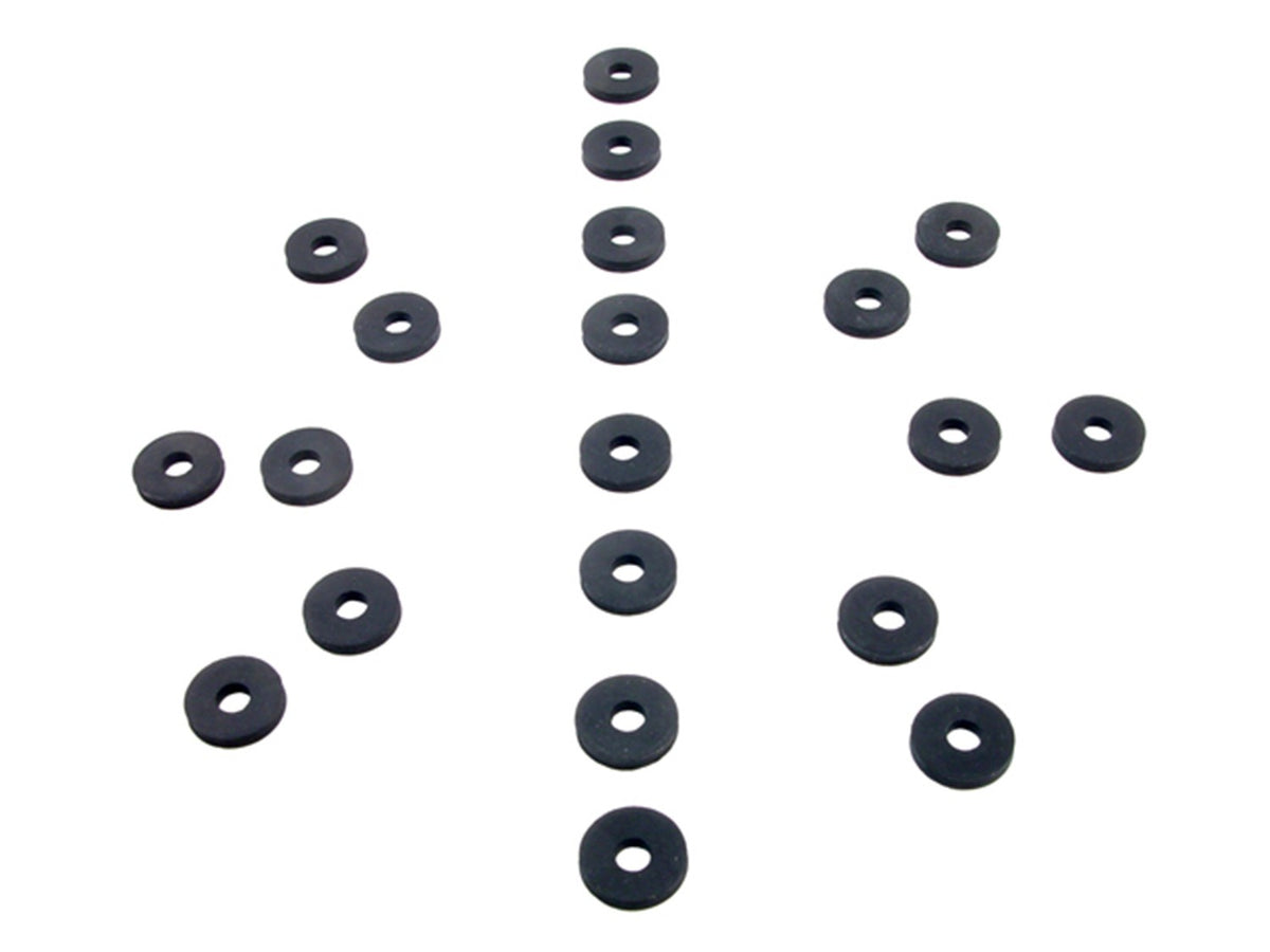 Flat Rubber Washers 7/32" I.D, 5/8" O.D, 1/8" thick, 20-Piece - UW 27