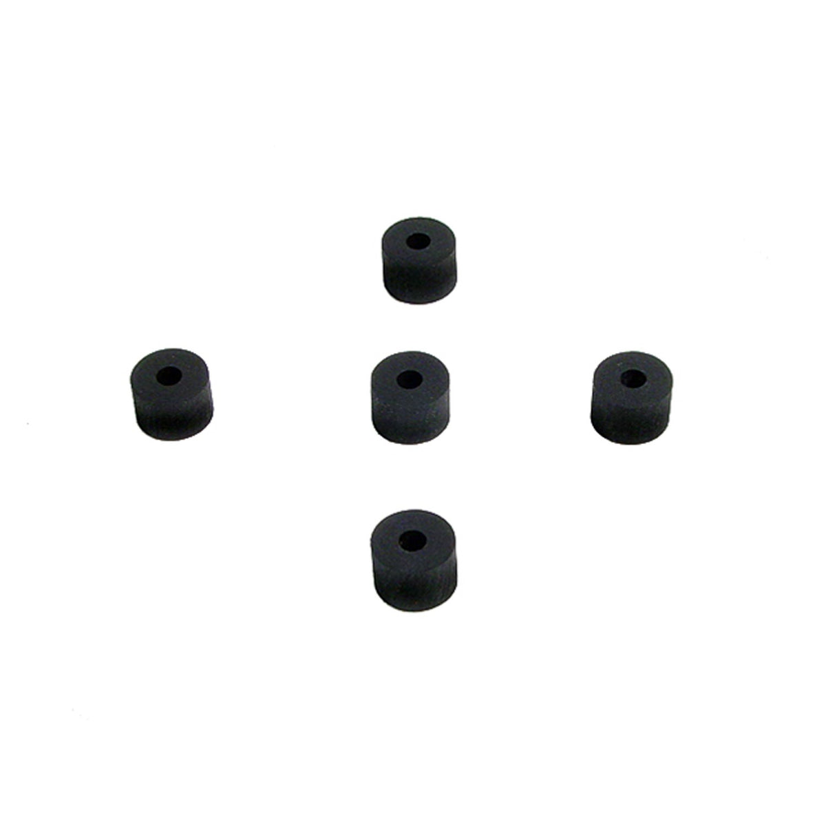 Flat Rubber Washers 1/8" I.D, 3/8" O.D, 1/4" thick, 5-Piece - UW 34