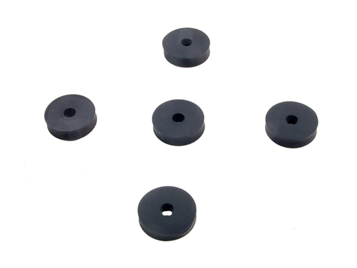 Flat Rubber Washers 1/4" I.D, 1" O.D, 1/4" thick, 5-Piece - UW 41