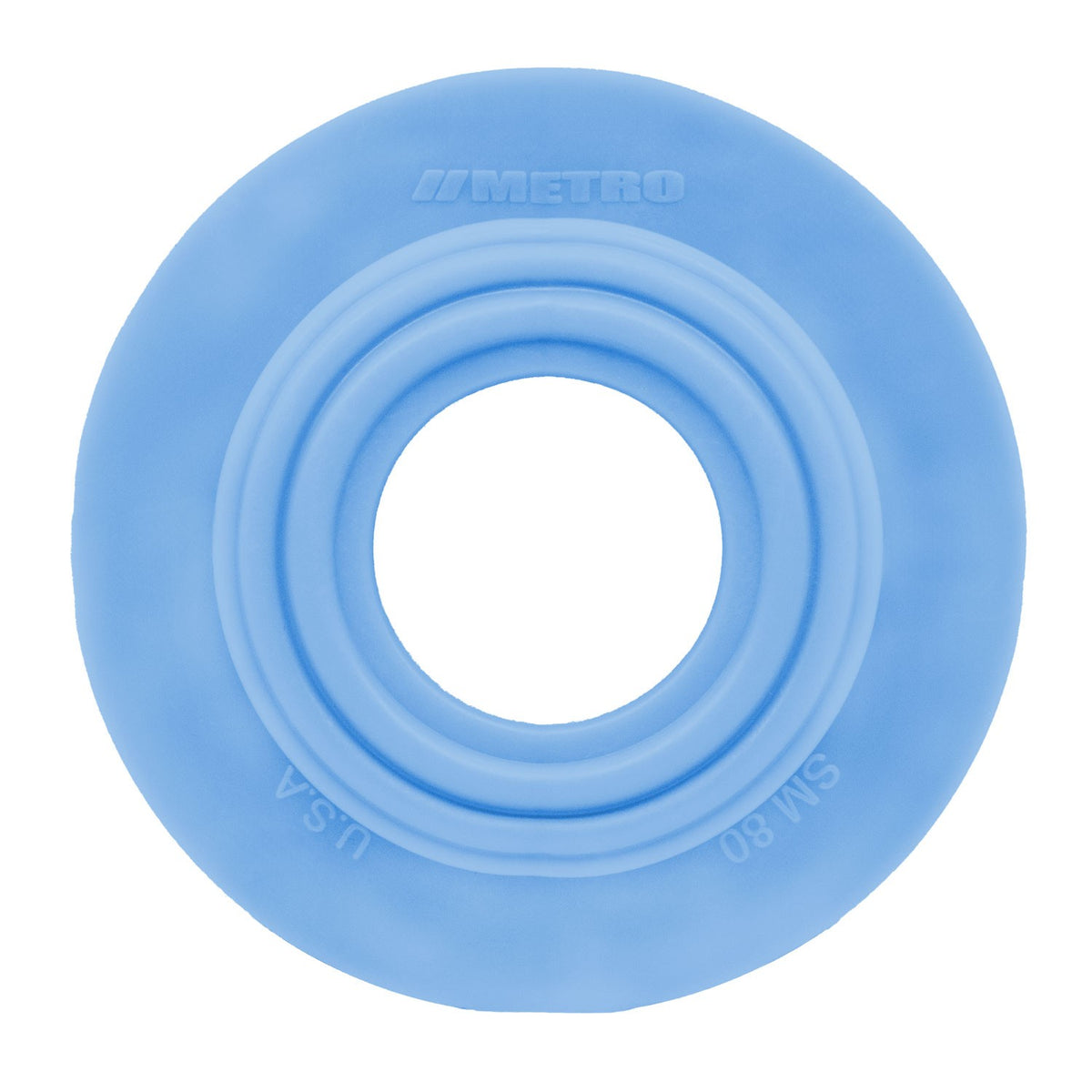 Dimmer Switch Grommet 2-1/2" flange, 1" I.D, Wedgwood Blue, Rubber - SM 80-L