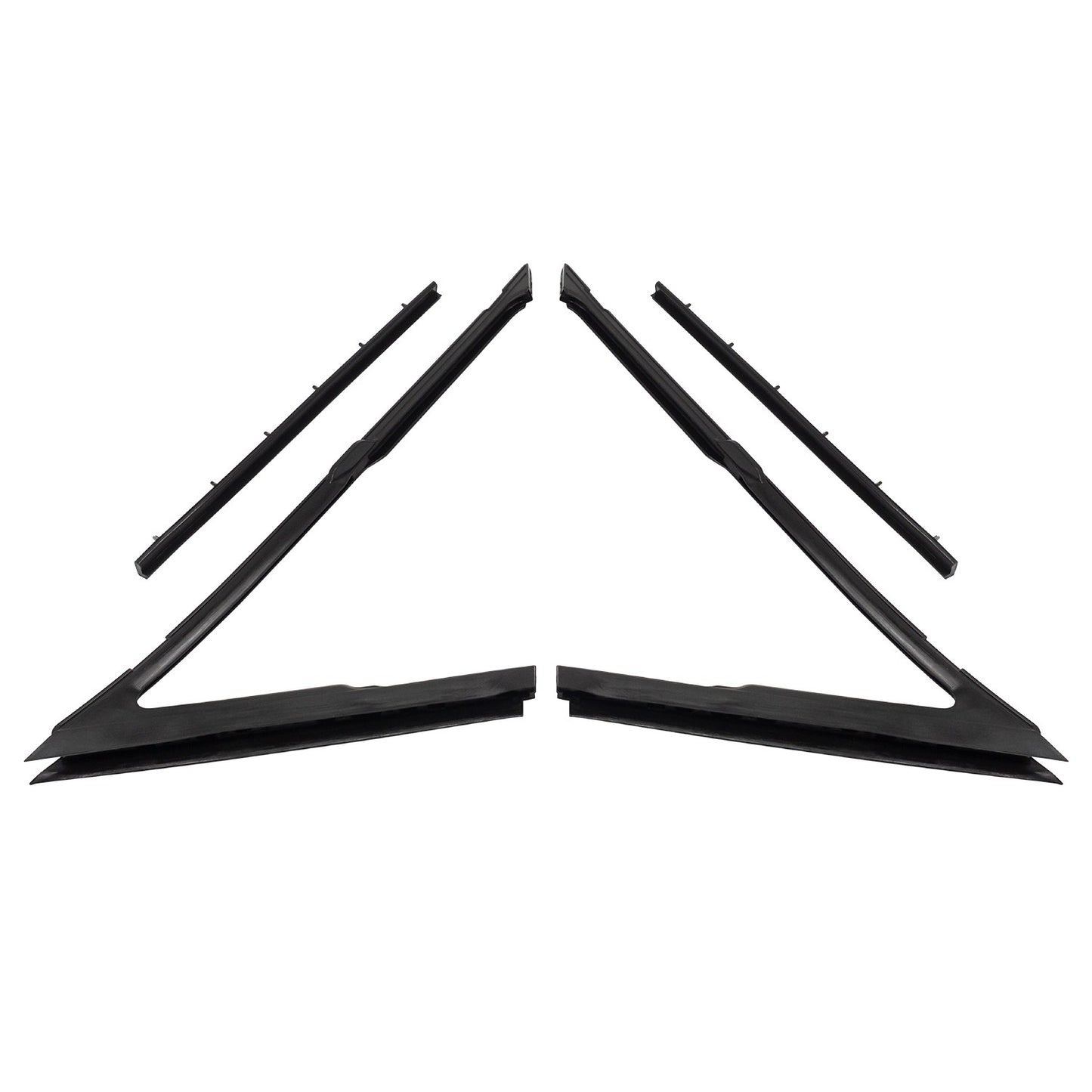 Vent window rear division channel seals For Buick LeSabre 1963-1964 - WR 2002-F
