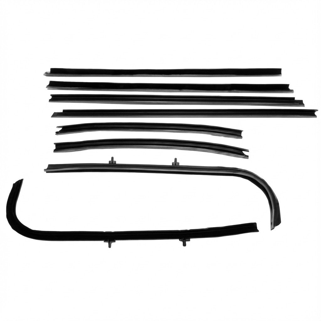 Window Sweeper Kit Fits 1969-72 GTO/Lemans 2 Door Sedan. 8 Piece