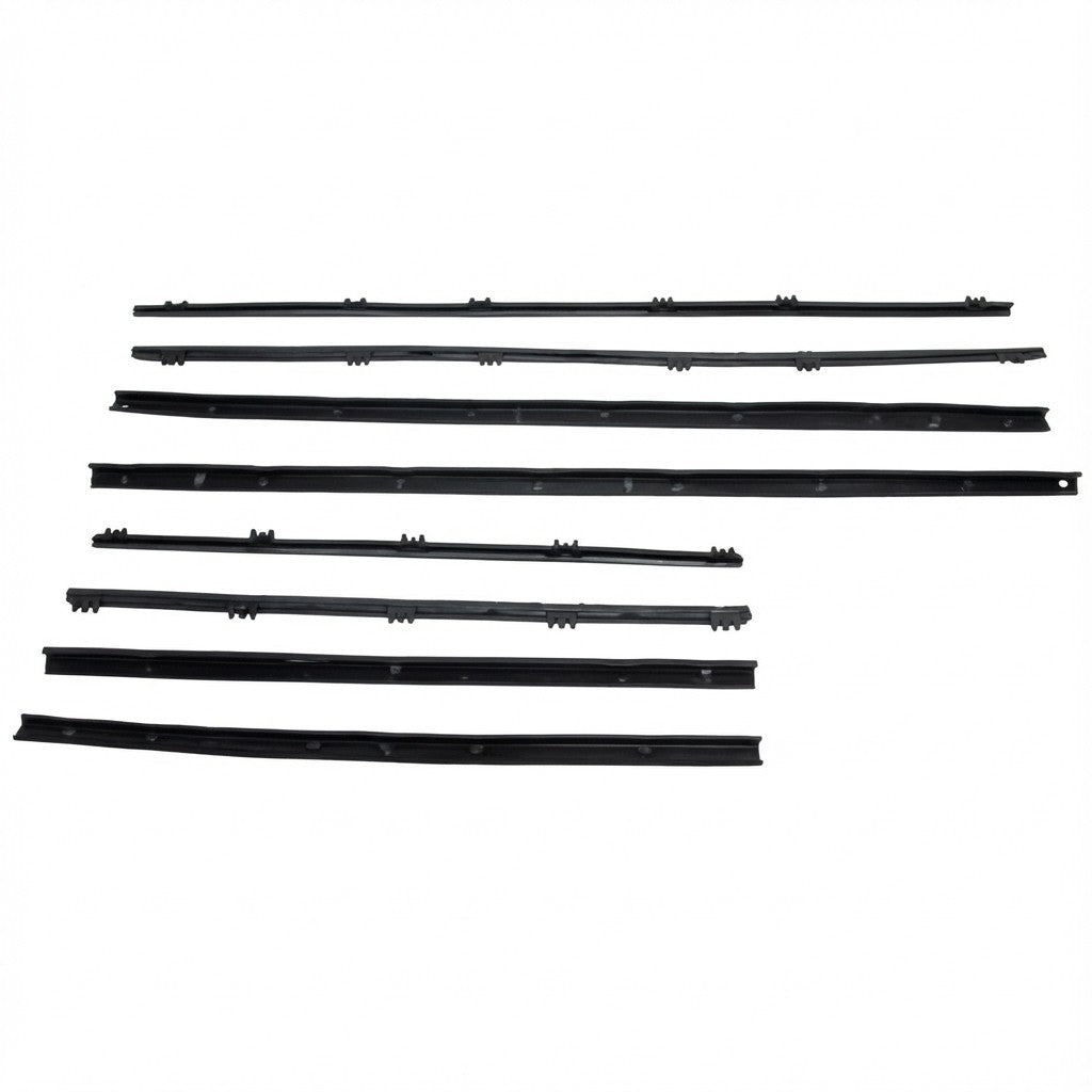 Window Sweeper Kit Fits 1965 GTO/Lemans 2 Door Sedan. 8 Piece