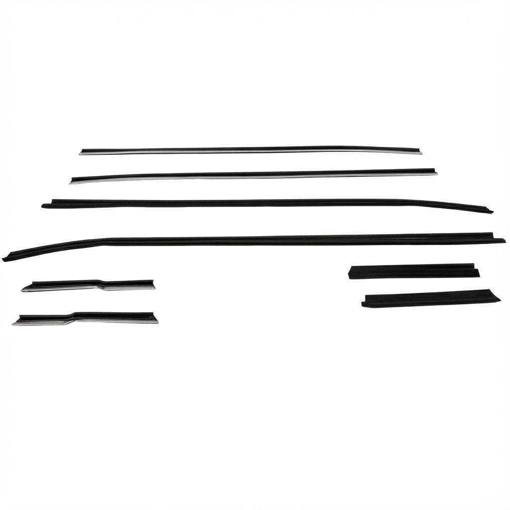Window Sweeper Kit - Convertible (8 pc) For Ford Mustang 1971-1973 - WC 6900-22