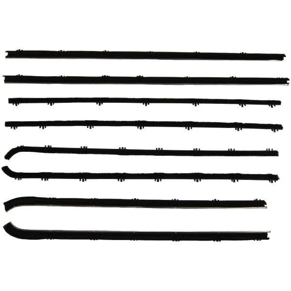 Window Sweeper Kit - 2 Door Hardtop (8 Pc) For Dodge Dart 1967-1969 - WC 2300-59