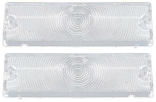 1965 Impala, Bel Air, Biscayne, Caprice; Clear Park Lamp Lens; RH & LH; Pair