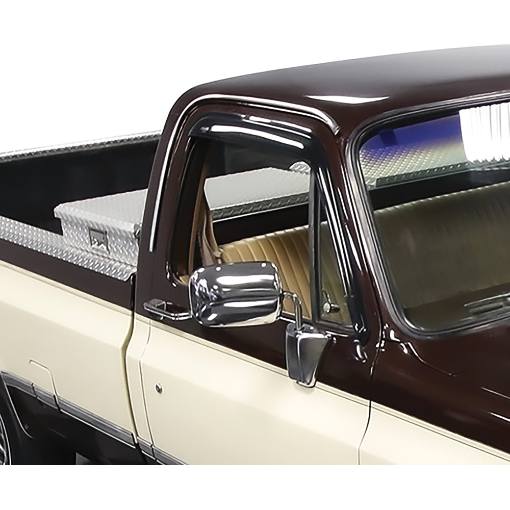 342032 - 1974-91 Chevrolet, GMC Pickup; Roof Drip Rail Molding; Stainless Steel; RH Passenger Side